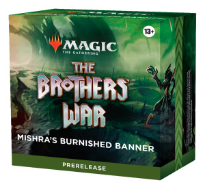 Пререлизный набор Mishra's Burnished Banner выпуска Brothers War на английском языке