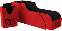 Dragon Shield - Красно-чёрная коробочка Nest+ с отделением для кубиков (300 карт)