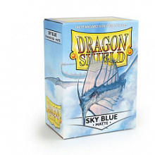 Dragon Shield - Протекторы матовые небесно голубые 100 штук