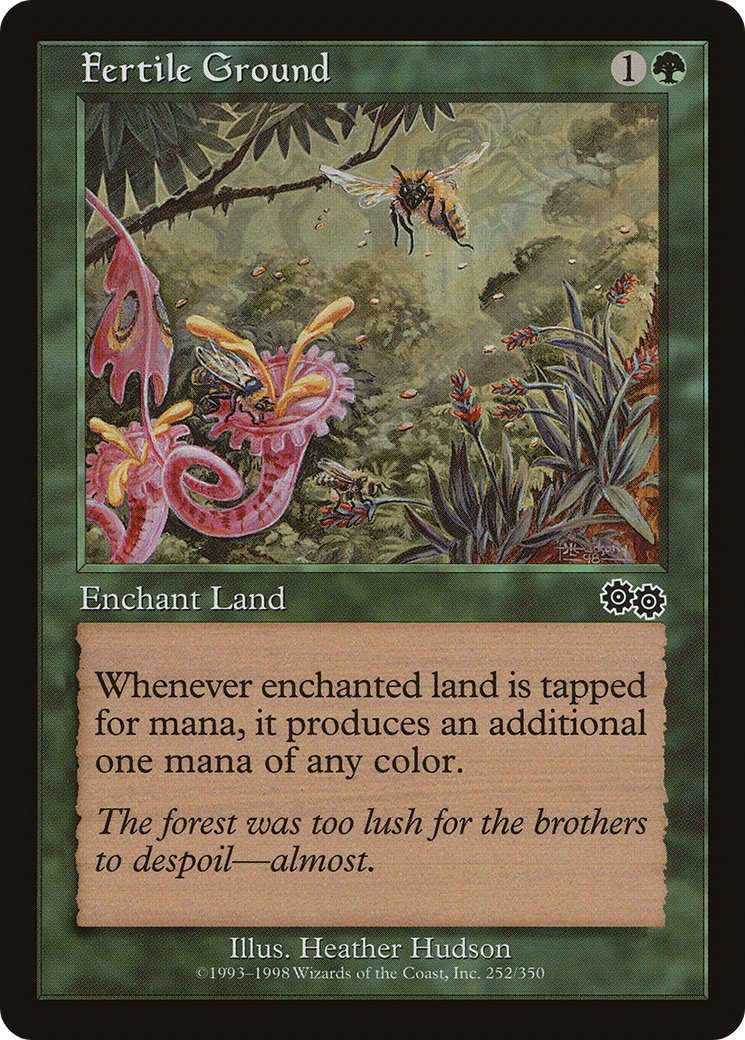 Ану ману. Fertile ground MTG. Fertile ground MTG 7. MTG Urza's Lands. Urza's Saga Land.