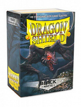 Dragon Shield - Протекторы матовые черные 100 штук