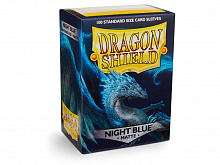 Dragon Shield - Тёмно-синие матовые протекторы 100 штук